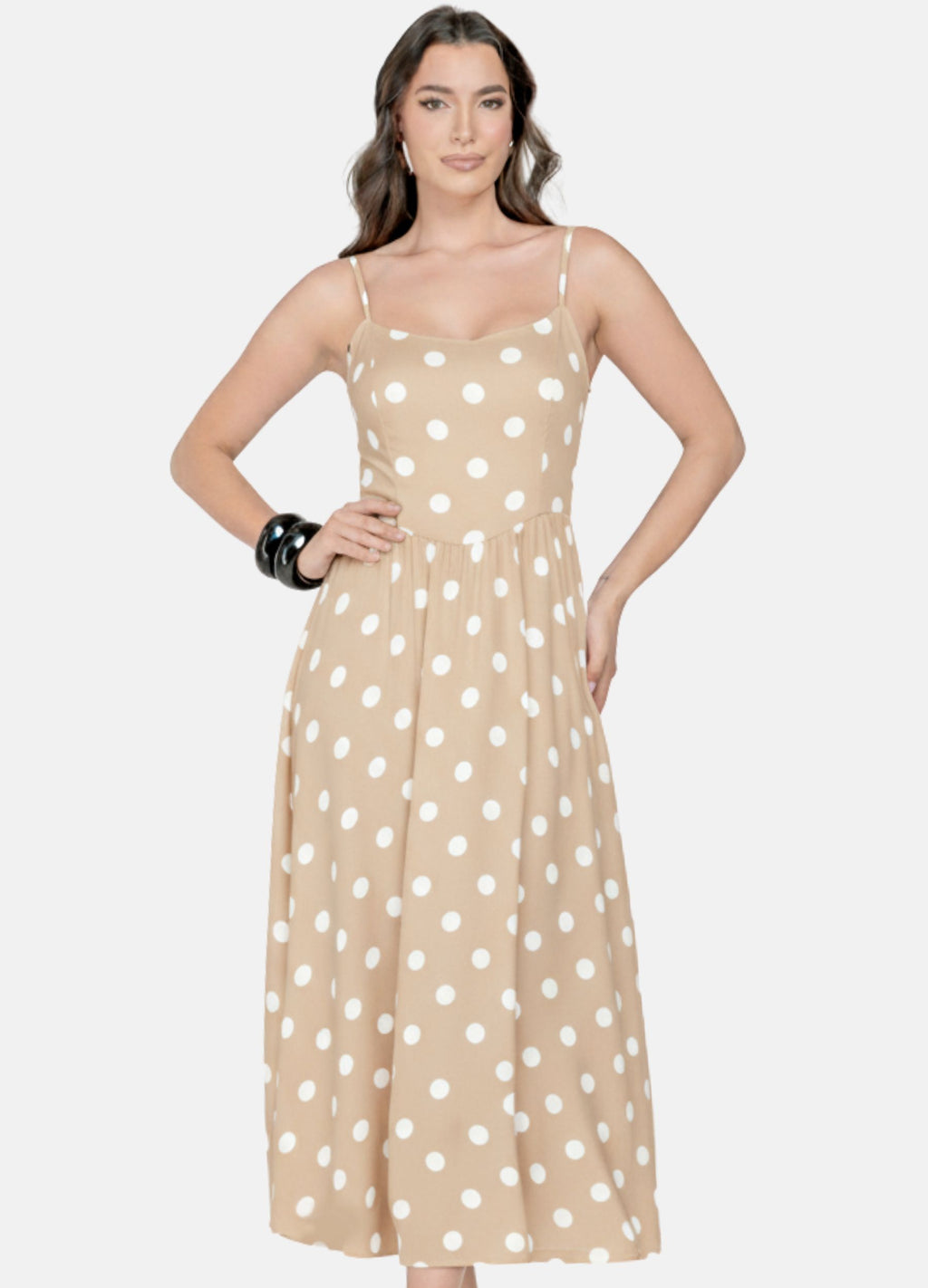 VESTIDO MIDI MARCELA POA