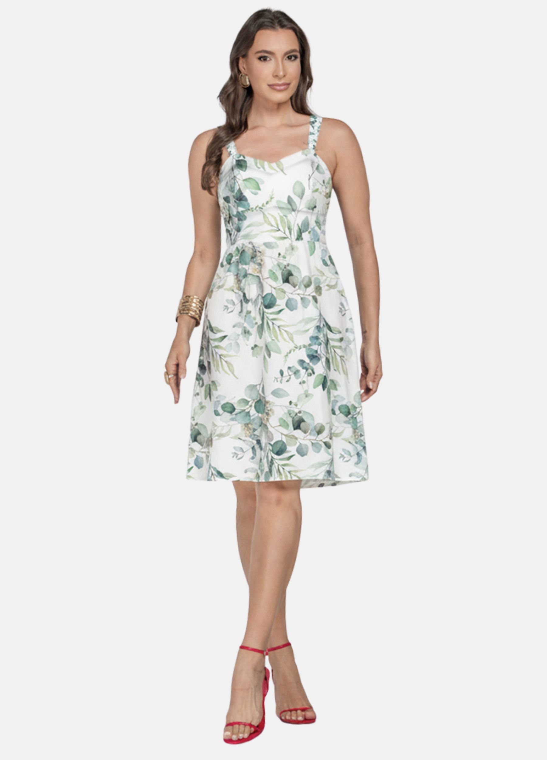 VESTIDO CURTO ESTAMPA FLORAL