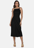 Kit 2 Vestidos Midi - Laura c/ Pala e Fivela + Fivela nas Alças