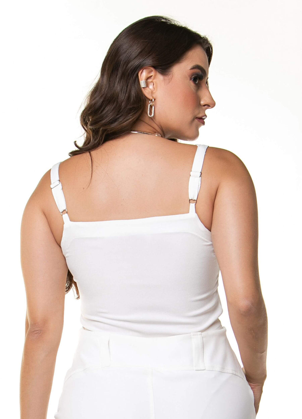 CROPPED C/ ZIPER NA FRENTE