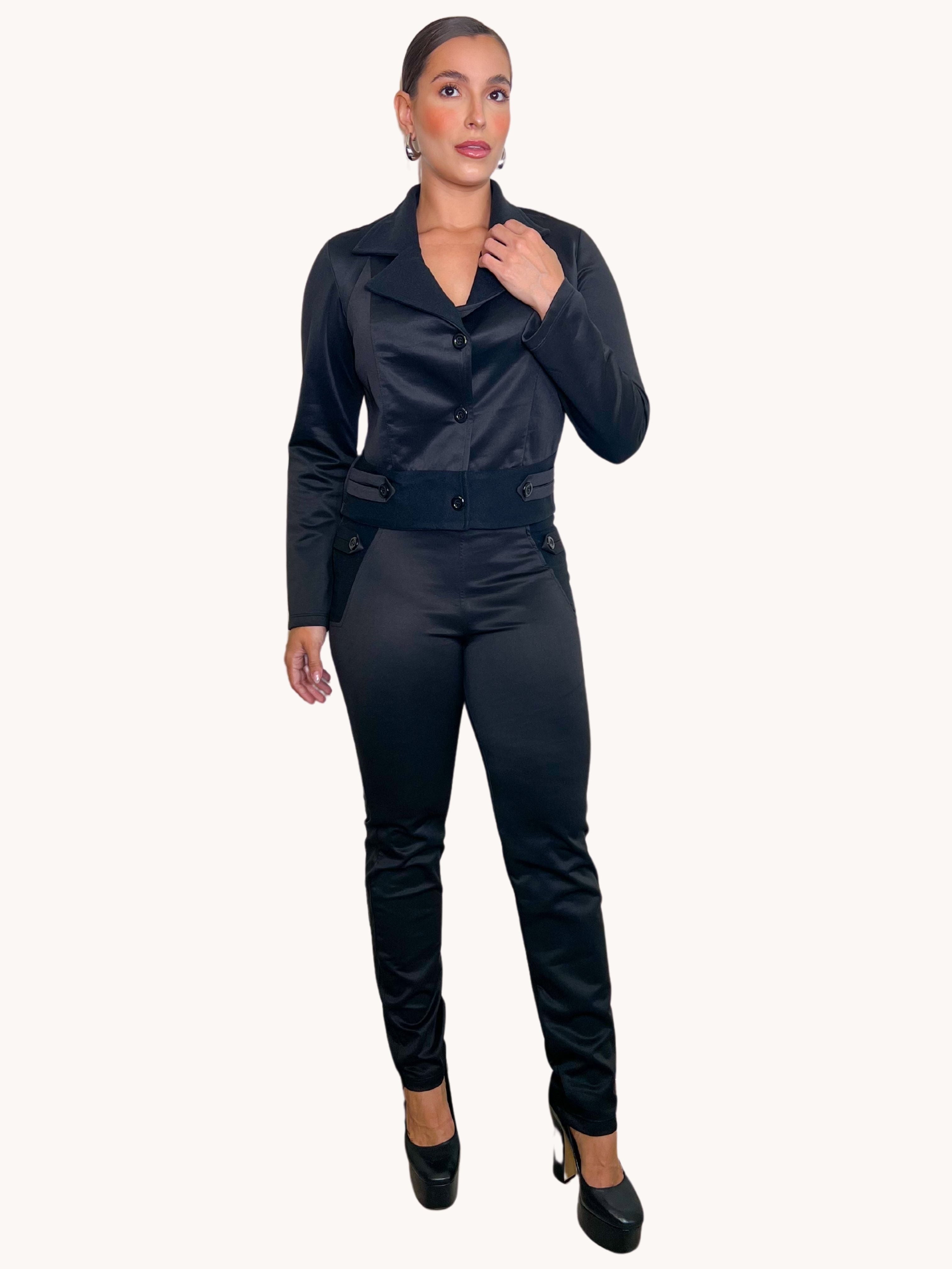 CALÇA FEMININA SKINNING RISCA DE GIZ