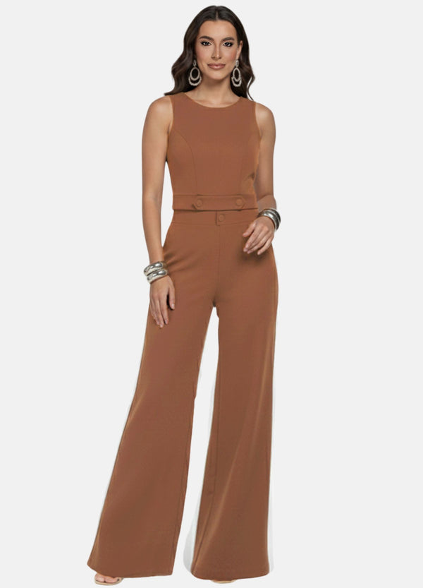 CONJUNTO FEMININO CALÇA PANTALONA E BLUSA