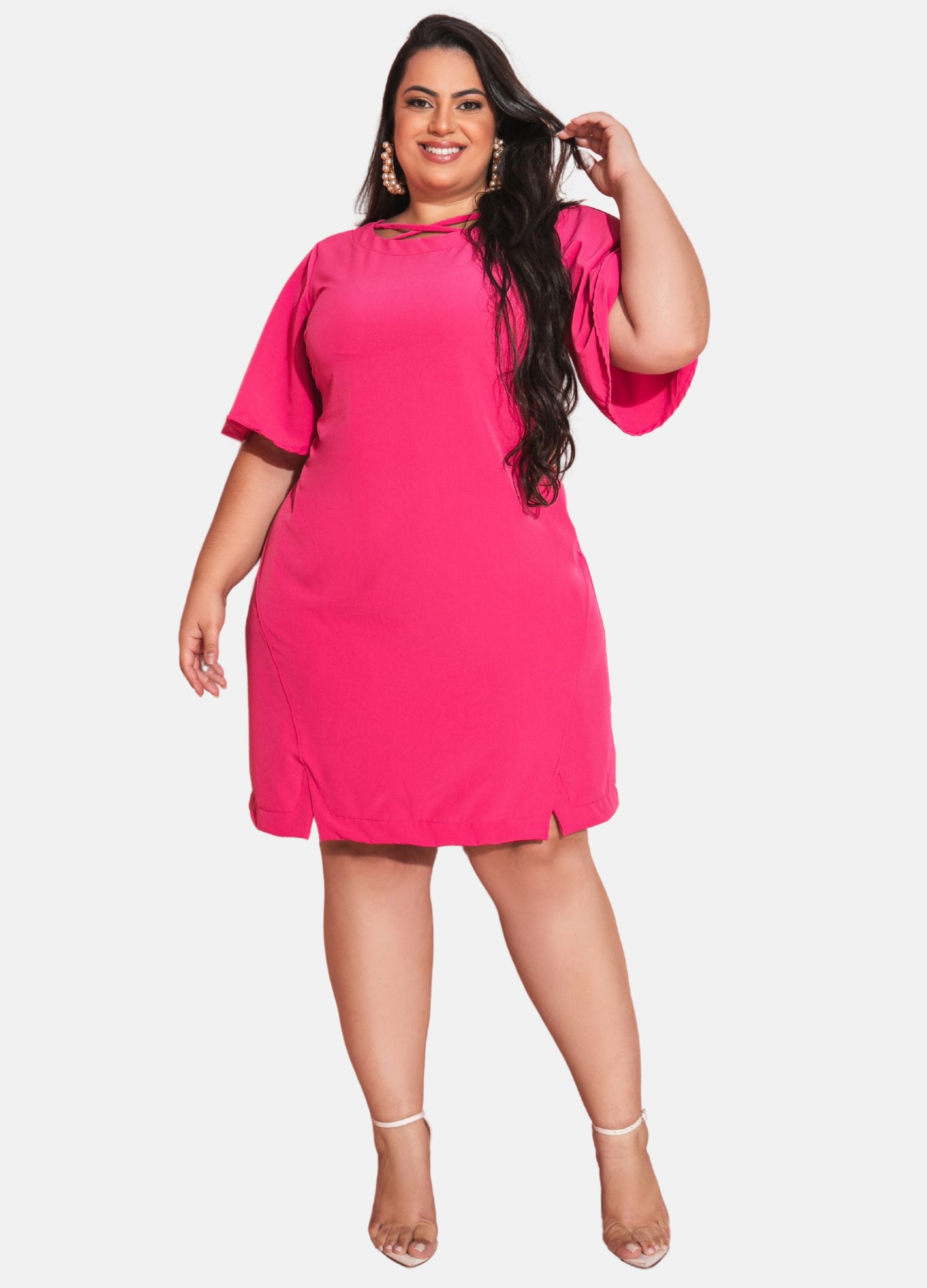 VESTIDO DECOTE PLUS SIZE