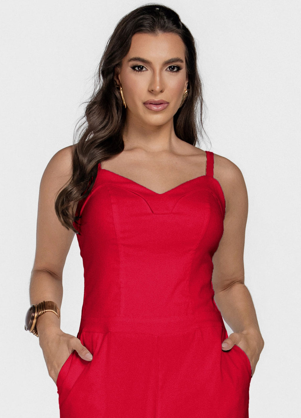 MACACÃO LONGO DE ALÇA RENATA
