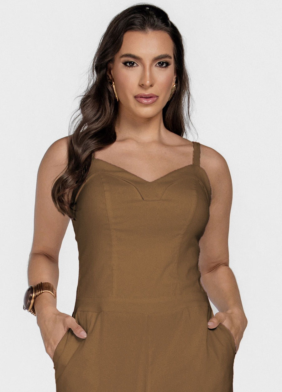 MACACÃO LONGO DE ALÇA RENATA OFERTA 24H