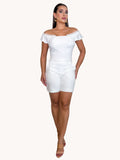 SHORT FEMININO COM RENDA